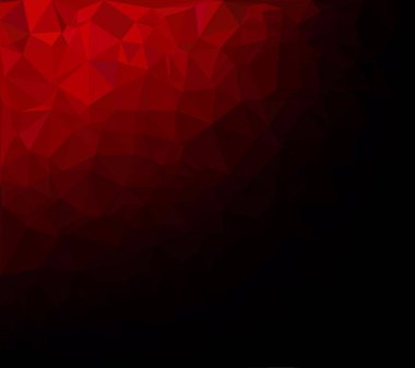 Kırmızı Çokgen Mozaik Arkaplan, Yaratıcı Tasarım Şablonları