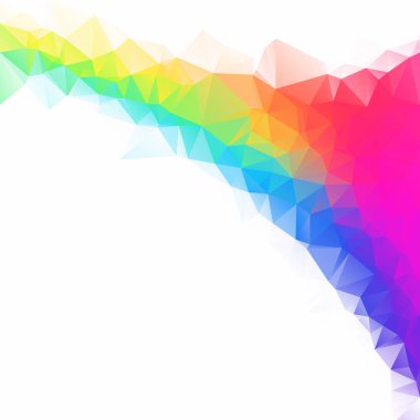 Renkli poligonal mozaik arka plan yaratıcı tasarım şablonları