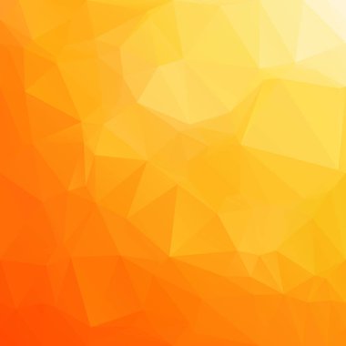 Turuncu poligonal mozaik arka plan yaratıcı tasarım şablonları