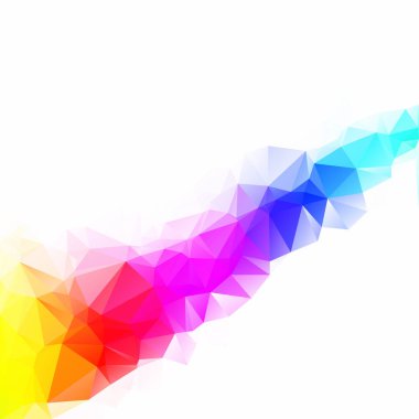 Renkli poligonal mozaik arka plan yaratıcı tasarım şablonları
