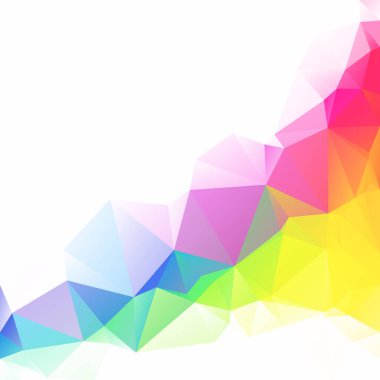 Renkli poligonal mozaik arka plan yaratıcı tasarım şablonları