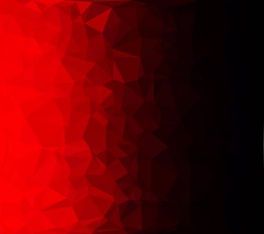 Kırmızı Çokgen Mozaik Arkaplan, Yaratıcı Tasarım Şablonları