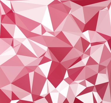 Kırmızı Çokgen Mozaik Arkaplan, Yaratıcı Tasarım Şablonları