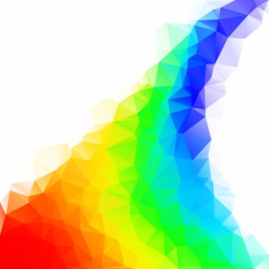 Renkli poligonal mozaik arka plan yaratıcı tasarım şablonları