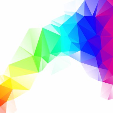 Renkli poligonal mozaik arka plan yaratıcı tasarım şablonları