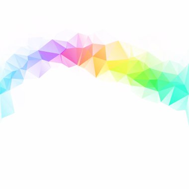 Renkli poligonal mozaik arka plan yaratıcı tasarım şablonları