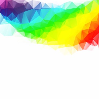 Renkli poligonal mozaik arka plan yaratıcı tasarım şablonları