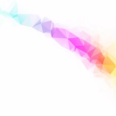 Renkli poligonal mozaik arka plan yaratıcı tasarım şablonları