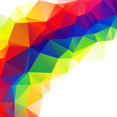 Renkli poligonal mozaik arka plan yaratıcı tasarım şablonları