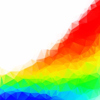 Renkli poligonal mozaik arka plan yaratıcı tasarım şablonları