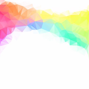 Renkli poligonal mozaik arka plan yaratıcı tasarım şablonları