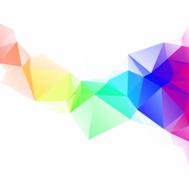 Renkli poligonal mozaik arka plan yaratıcı tasarım şablonları