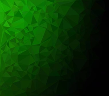 Yeşil Çokgen Mozaik Arkaplan, Yaratıcı Tasarım Şablonları