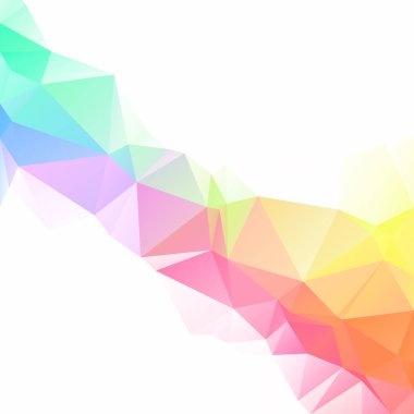 Renkli poligonal mozaik arka plan yaratıcı tasarım şablonları