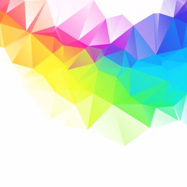 Renkli poligonal mozaik arka plan yaratıcı tasarım şablonları