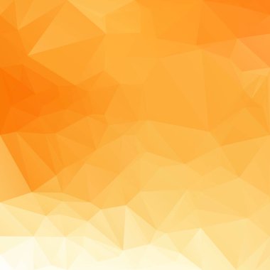 Turuncu poligonal mozaik arka plan yaratıcı tasarım şablonları