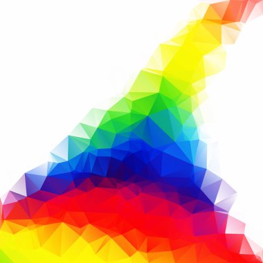 Renkli poligonal mozaik arka plan yaratıcı tasarım şablonları