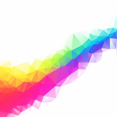 Renkli poligonal mozaik arka plan yaratıcı tasarım şablonları