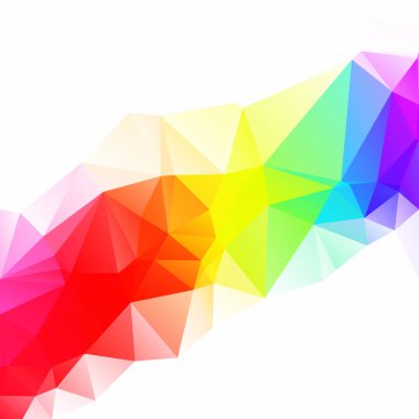 Renkli poligonal mozaik arka plan yaratıcı tasarım şablonları