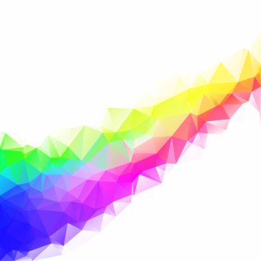 Renkli poligonal mozaik arka plan yaratıcı tasarım şablonları