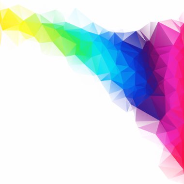 Renkli poligonal mozaik arka plan yaratıcı tasarım şablonları