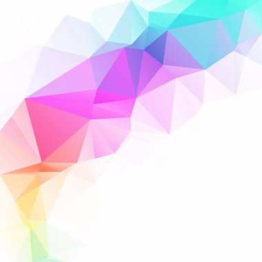 Renkli poligonal mozaik arka plan yaratıcı tasarım şablonları