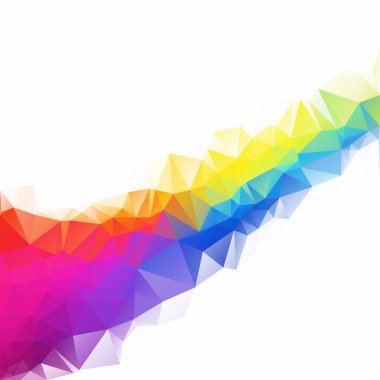 Renkli poligonal mozaik arka plan yaratıcı tasarım şablonları