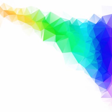 Renkli poligonal mozaik arka plan yaratıcı tasarım şablonları