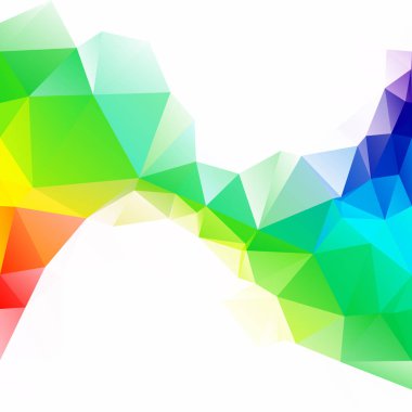 Renkli poligonal mozaik arka plan yaratıcı tasarım şablonları