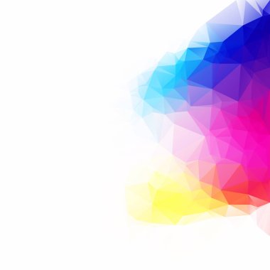 Renkli poligonal mozaik arka plan yaratıcı tasarım şablonları