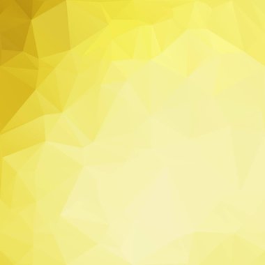 Sarı Çokgen Mozaik Arkaplan, Yaratıcı Tasarım Şablonları