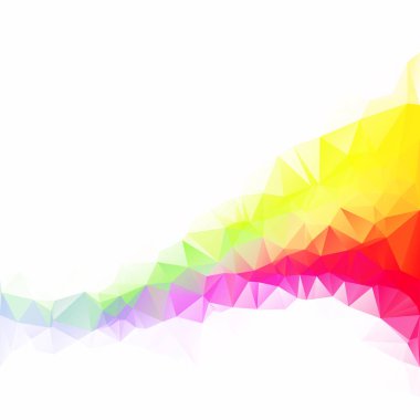 Renkli poligonal mozaik arka plan yaratıcı tasarım şablonları