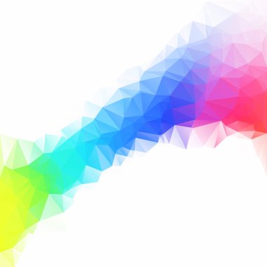 Renkli poligonal mozaik arka plan yaratıcı tasarım şablonları