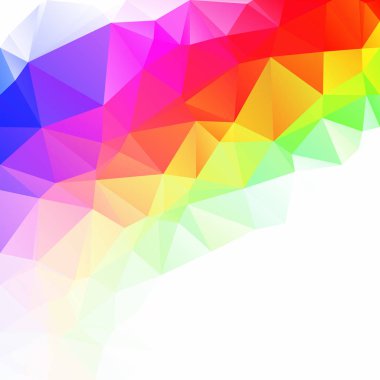 Renkli poligonal mozaik arka plan yaratıcı tasarım şablonları