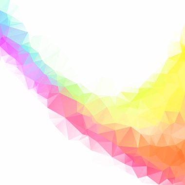 Renkli poligonal mozaik arka plan yaratıcı tasarım şablonları