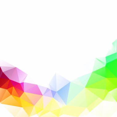 Renkli poligonal mozaik arka plan yaratıcı tasarım şablonları