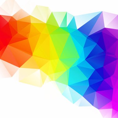 Renkli poligonal mozaik arka plan yaratıcı tasarım şablonları