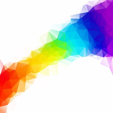 Renkli poligonal mozaik arka plan yaratıcı tasarım şablonları