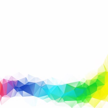Renkli poligonal mozaik arka plan yaratıcı tasarım şablonları