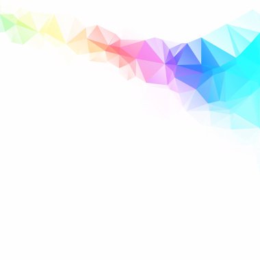 Renkli poligonal mozaik arka plan yaratıcı tasarım şablonları