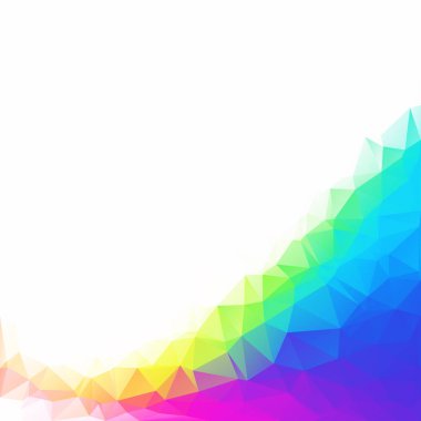 Renkli poligonal mozaik arka plan yaratıcı tasarım şablonları