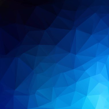 mavi çokgen mozaik arkaplan, yaratıcı tasarım şablonları