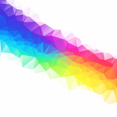 Renkli poligonal mozaik arka plan yaratıcı tasarım şablonları