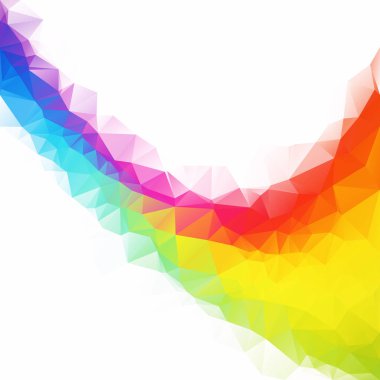 Renkli poligonal mozaik arka plan yaratıcı tasarım şablonları