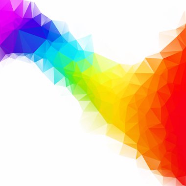 Renkli poligonal mozaik arka plan yaratıcı tasarım şablonları
