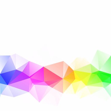 Renkli poligonal mozaik arka plan yaratıcı tasarım şablonları