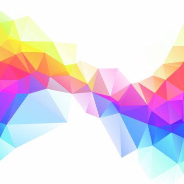 Renkli poligonal mozaik arka plan yaratıcı tasarım şablonları
