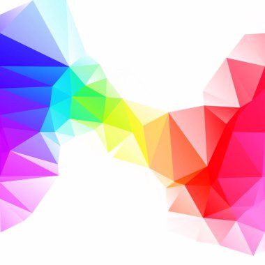 Renkli poligonal mozaik arka plan yaratıcı tasarım şablonları