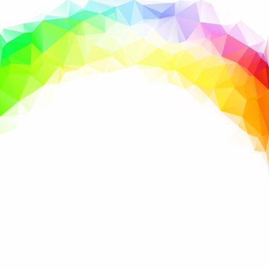 Renkli poligonal mozaik arka plan yaratıcı tasarım şablonları