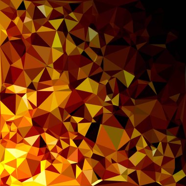 Sarı Çokgen Mozaik Arkaplan, Yaratıcı Tasarım Şablonları